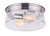 Canarm - IFM679A12BN - Two Light Flush Mount - Albany - Brushed Nickel