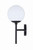 Kahlo One Light Outdoor Lantern (IOL465BK)