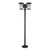 Canarm - IOL568BK - Three Light Outdoor Post Mount - Leon - Black