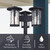 Leon Three Light Outdoor Post Mount (IOL568BK)