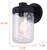 Juno One Light Outdoor Lantern (IOL637BK)