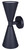 Arona Two Light Outdoor Lantern (IOL658BK)