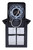 Dom One Light Outdoor Wall Mount (IOL696BK)