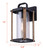 Aki One Light Outdoor Wall Mount (IOL697BKW)