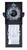 Shana One Light Outdoor Wall Mount (IOL703BK)