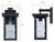 Shana One Light Outdoor Wall Mount (IOL703BK)