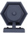 Kersley One Light Outdoor Lantern (IOL714BK)
