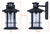 Dakota One Light Outdoor Wall Mount (IOL717BK)