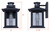 Grant One Light Outdoor Wall Mount (IOL718BK)