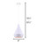 Byck One Light Pendant (IPL1020A01WH)