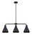 Canarm - IPL1020A03BK - Three Light Pendant - Byck - Black