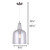 Keeva One Light Pendant (IPL1059A01BN10)