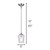 Conall One Light Pendant (IPL1102A01BN)