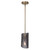 Canarm - IPL1131A01BKG - One Light Pendant - Huxlee - Matte Black And Gold