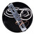 Luisa One Light Pendant (IPL1144A01BK)