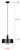 Daylon One Light Pendant (IPL1150A01BK)