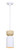 Canarm - IPL1152A01WHW - One Light Pendant - Caleb - White