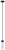 Kristella One Light Pendant (IPL1153A01BK)