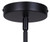 Kristella One Light Pendant (IPL1153A01BK)
