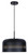 Miles One Light Pendant (IPL1207A01BK)