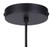 Miles One Light Pendant (IPL1207A01BK6)