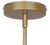 Scarlett One Light Pendant (IPL1208A01PGD)