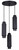 Cohen Three Light Pendant (IPL1231A03BK10)