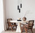 Cohen Three Light Pendant (IPL1231A03BK10)