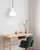Adalie One Light Pendant (IPL2027B01BK)