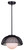 Canarm - IPL2028B01BK - One Light Pendant - Emerich - Matte Black