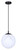 Halsey One Light Pendant (IPL2101B01BK)