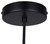 Halsey One Light Pendant (IPL2101B01BK)