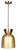 Aurea One Light Pendant (IPL2102B01GDP)