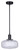 Ledger One Light Pendant (IPL2104B01BK)