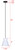 Arbella One Light Pendant (IPL2107B01BW)