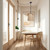 Malmo One Light Pendant (IPL2113B01BKR)