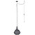 Agra One Light Pendant (IPL2178B01BK)