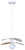 Elodie One Light Pendant (IPL2181B01WHP)