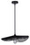 Georgia One Light Pendant (IPL2208B01BK)