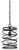 Canarm - IPL411B01BK - One Light Pendant - Ryland - Black