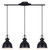 Canarm - IPL622A03BK - Three Light Pendant - Polo - Matte Black