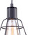 Wren One Light Pendant (IPL702A01BK)