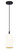 Canarm - IPL729B01BK-W - One Light Pendant - Jack - Black