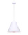 Canarm - IPL730B01WH - One Light Pendant - Mali - White