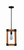 Moss One Light Pendant (IPL756A01BKW)