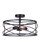 Canarm - ISF1079A03BK - Three Light Semi Flush Mount - Malene - Black