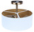 Rexton Two Light Semi-Flush Mount (ISF1119A02WHG)