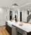 Jenner Three Light Semi-Flush Mount (ISF1143A03BKG)