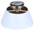 Daxton One Light Semi-Flush Mount (ISF1146A01WHG)