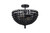 Burkley Two Light Flush Mount (ISF1185A02BK16)